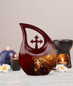 Gold Fish themed Cross Drop Mini Urn