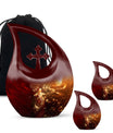 Honor Memorium Gold Fish Miniature Urn - Tribute to Eternity