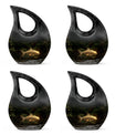 10-inch Gold Fish Urn