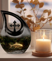 10-inch Gold Fish Urn