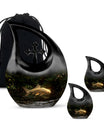 10-inch Gold Fish Urn