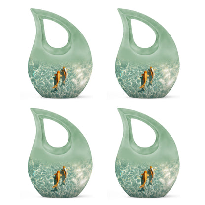 Gold Fish Theme 3 Inch Keepsake Pack of 4