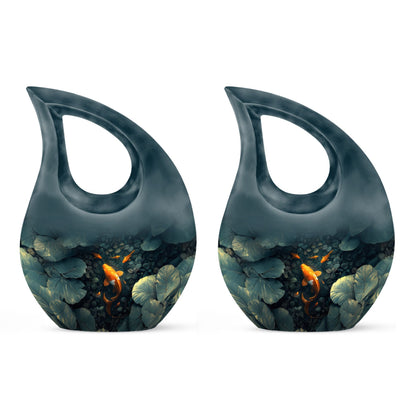 10 inch Gold Fish Urn