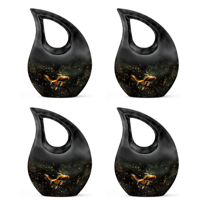 Gold Fish Theme 3 Inch Keepsake Pack of 4