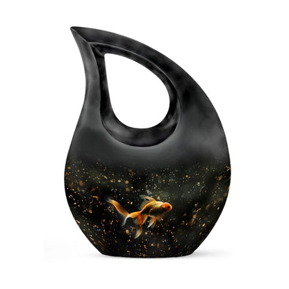 Gold Fish Urn