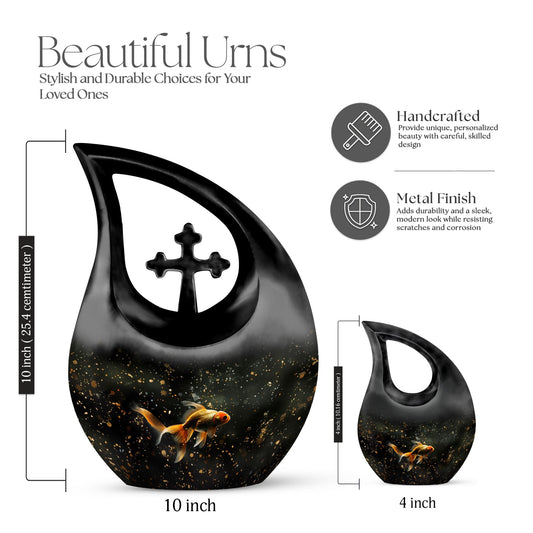 Gold Fish Urn