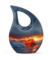 10 Inch Ocean Waves Urn