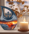 10 Inch Ocean Waves Urn