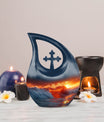 10 Inch Ocean Waves Urn