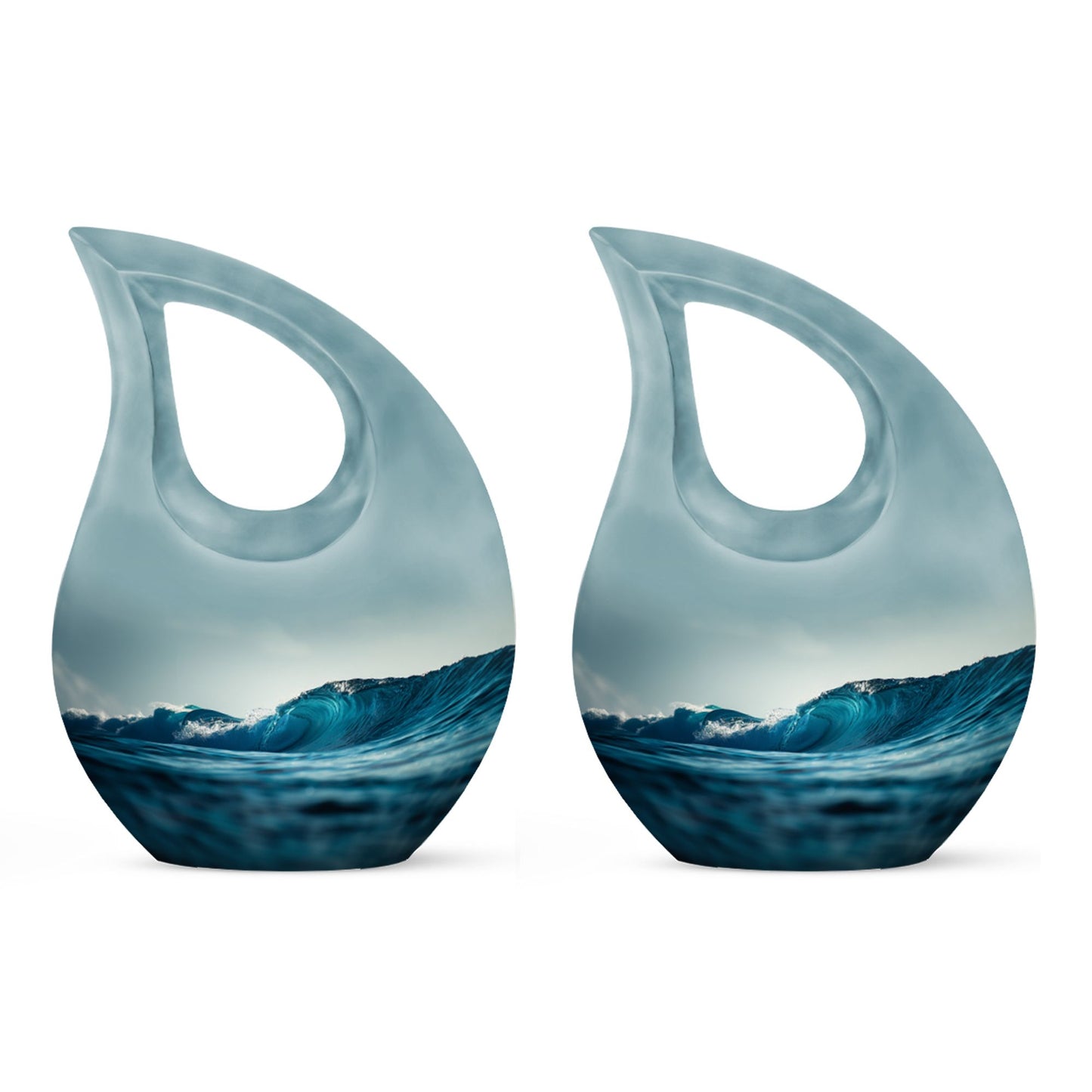 Ocean Waves Theme 3 Inch Keepsake Pack of 2