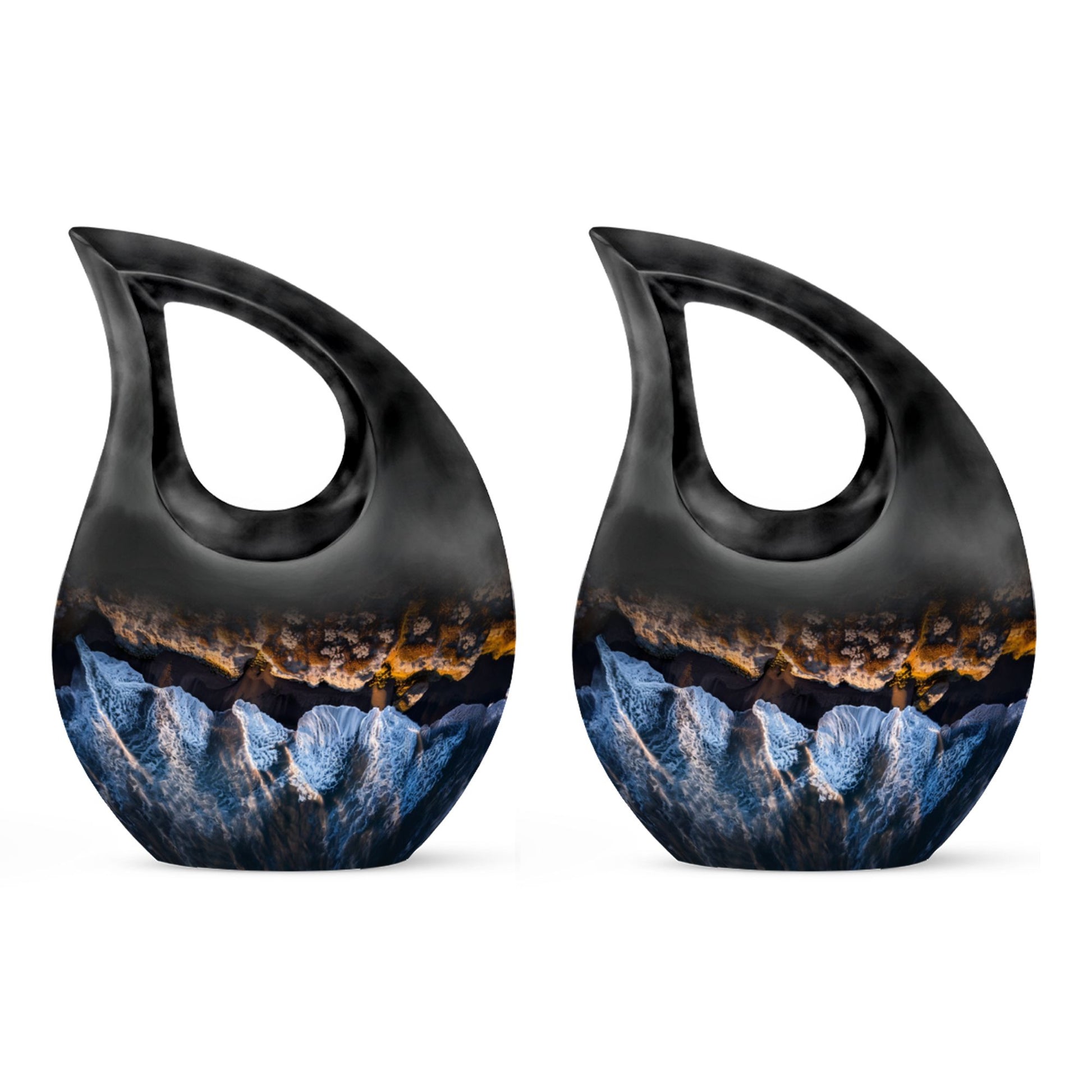 Ocean Waves Theme 3 Inch Keepsake Pack of 2