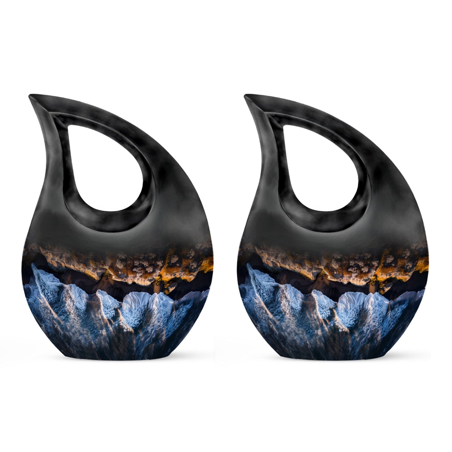 10-inch Ocean Waves Keepsake Urn