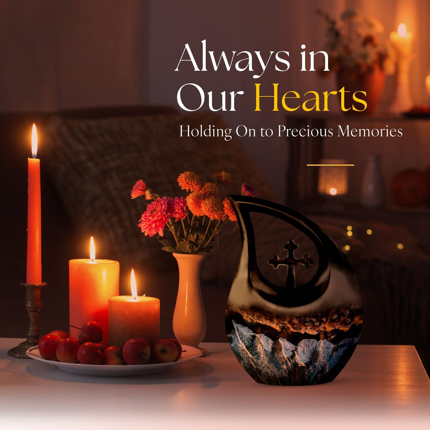 10-inch Ocean Waves Keepsake Urn