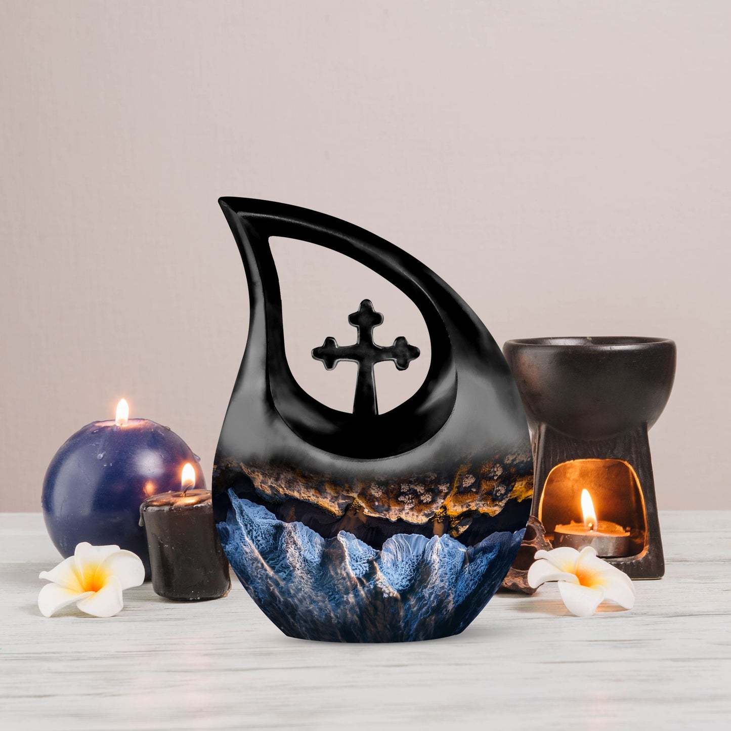 10-inch Ocean Waves Keepsake Urn