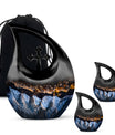 Ocean Waves Keepsake Memorial Urn : Durable for Lasting Tribute