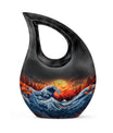 10-inch Ocean Waves Urn