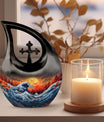10-inch Ocean Waves Urn