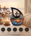 10-inch Ocean Waves Urn