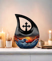 10-inch Ocean Waves Urn