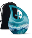 10 inch Ocean Waves Urn