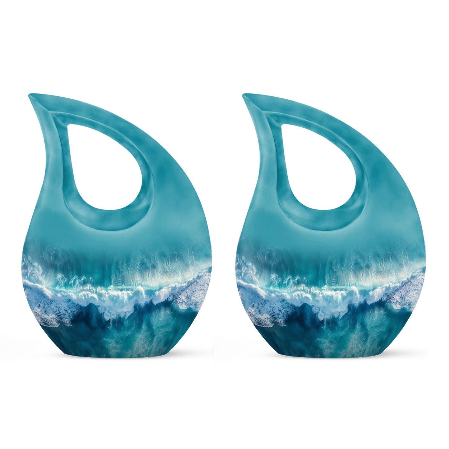 10 inch Ocean Waves Urn