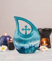 10 inch Ocean Waves Urn