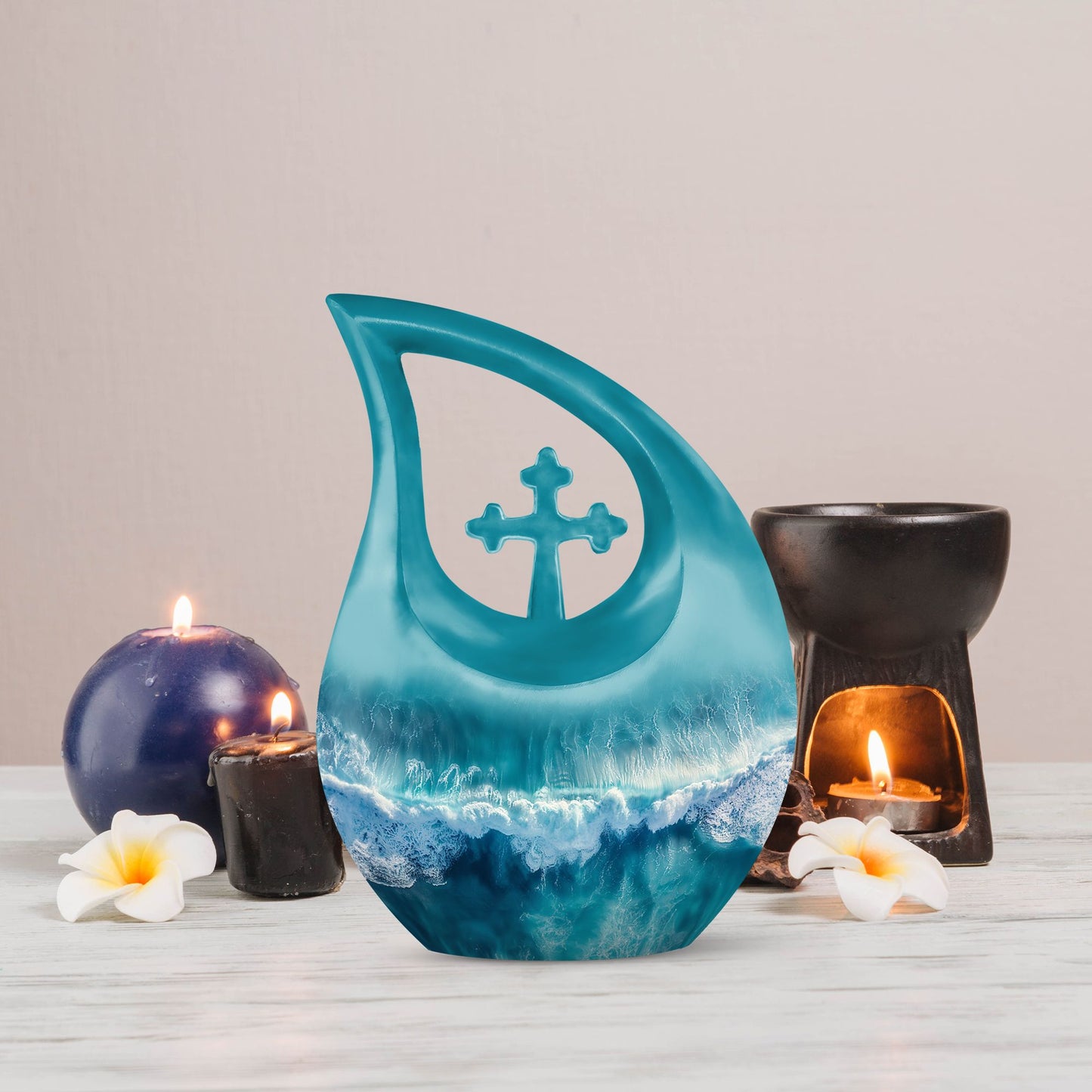 10 inch Ocean Waves Urn