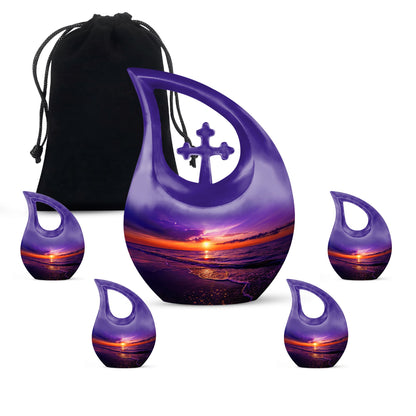 Personalized Ocean Cremation Urn for Human Ashes - 10-inch, 200 cu in - Yatskia