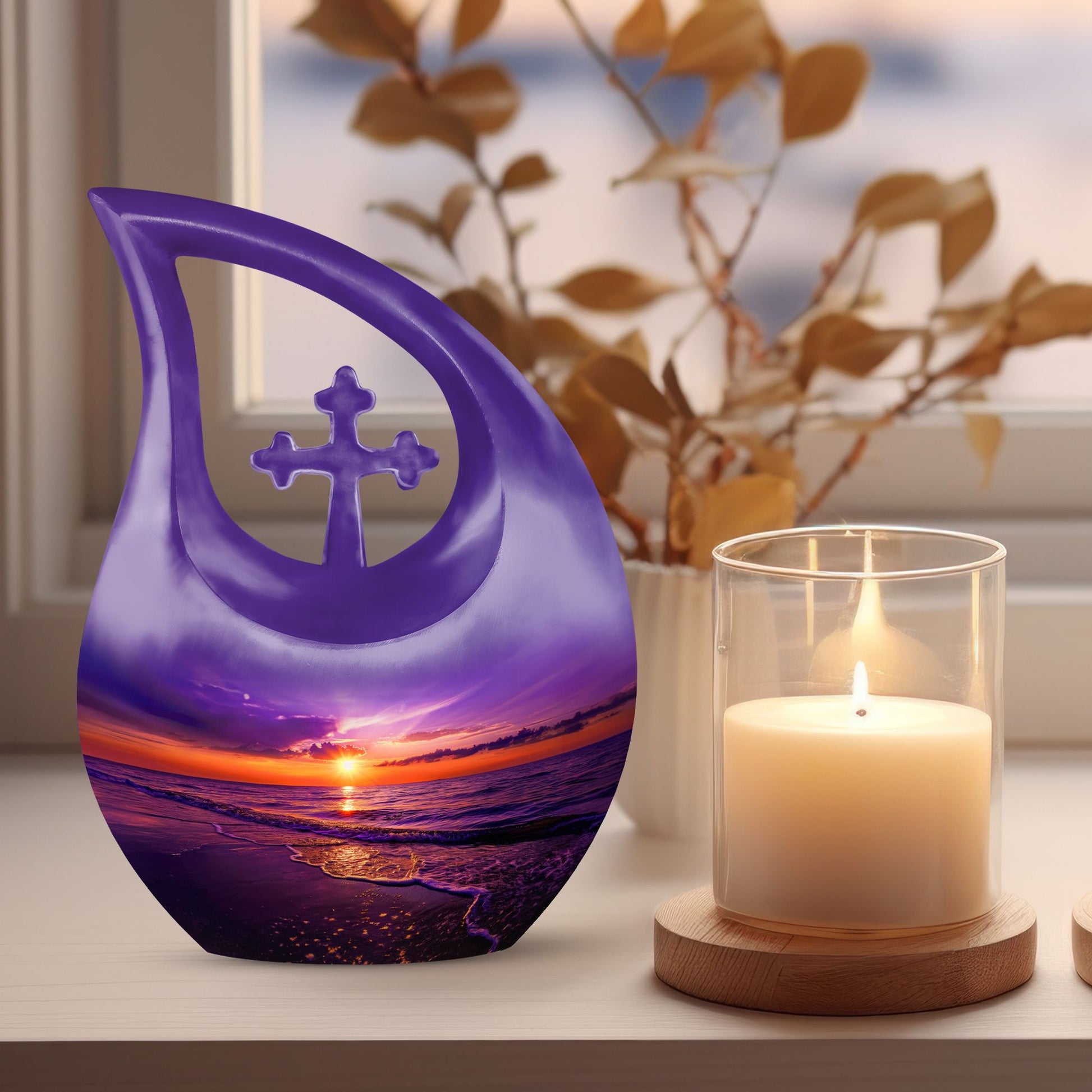 10-inch Ocean Waves Urn