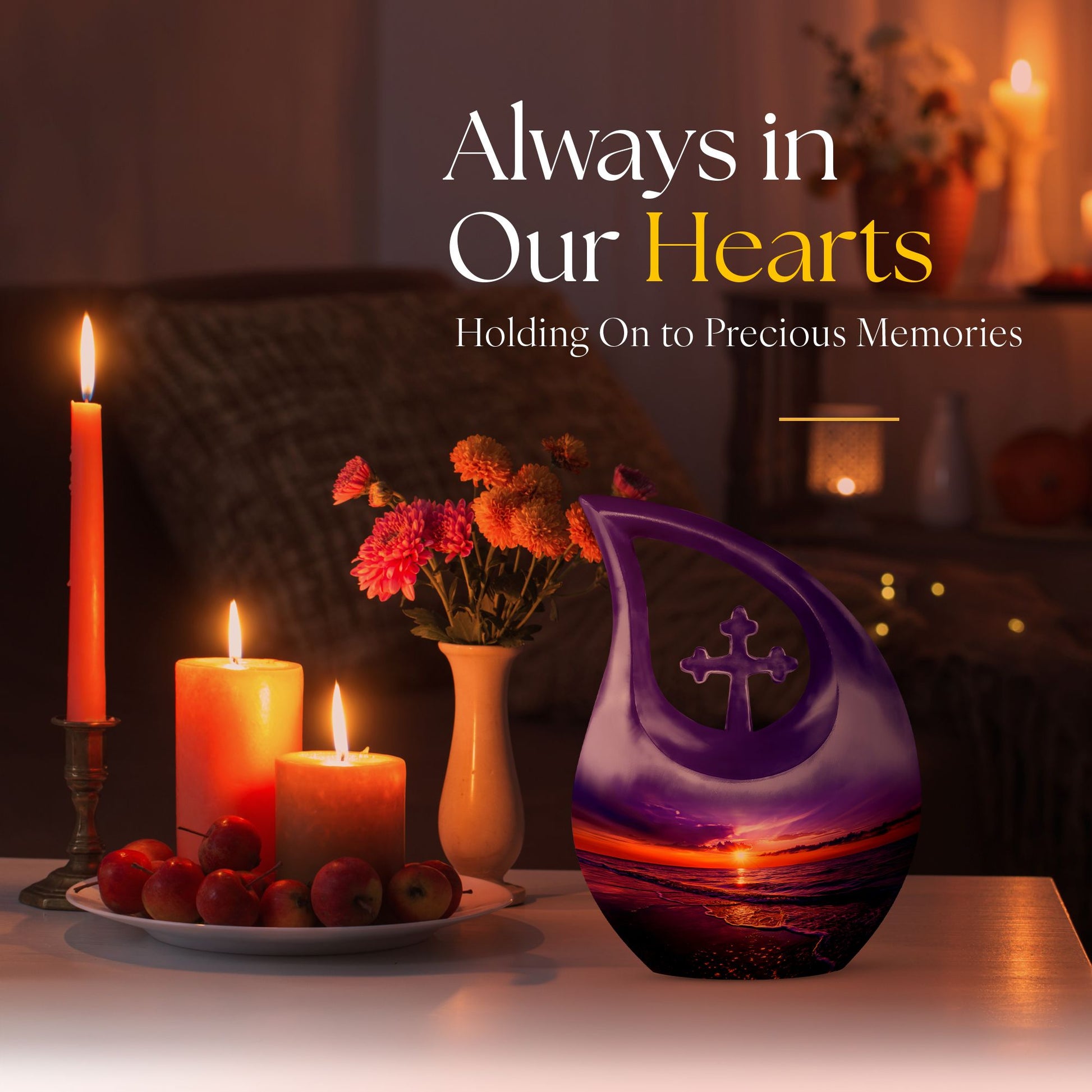 10-inch Ocean Waves Urn