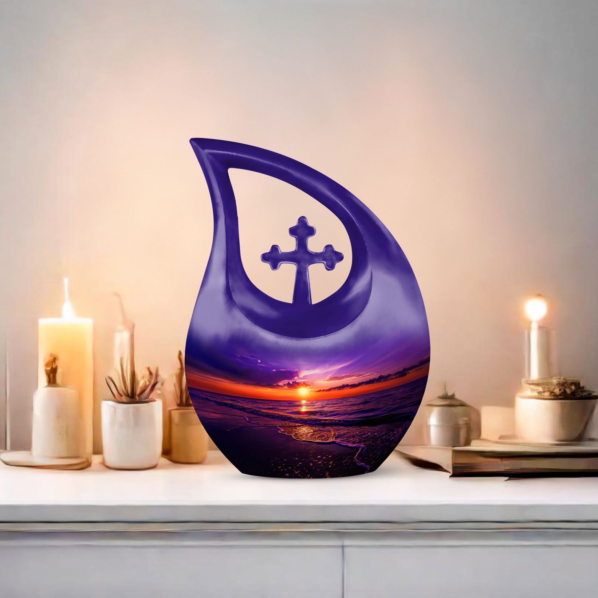 10-inch Ocean Waves Urn