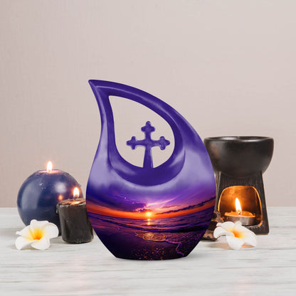 10-inch Ocean Waves Urn