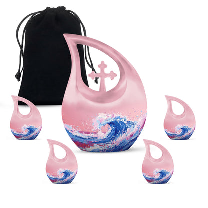 10 Inch Ocean Waves Urn