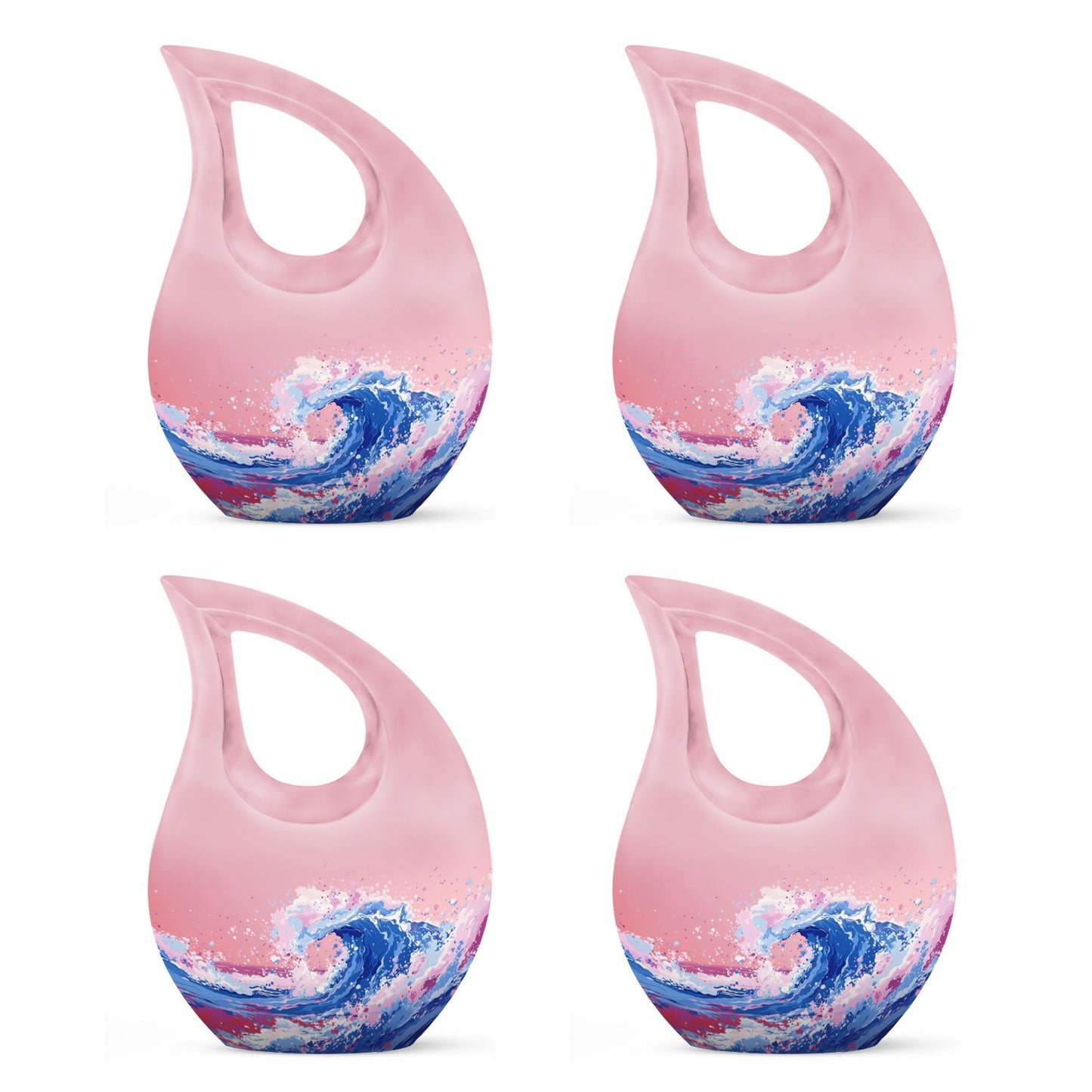 10 Inch Ocean Waves Urn