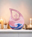 10 Inch Ocean Waves Urn