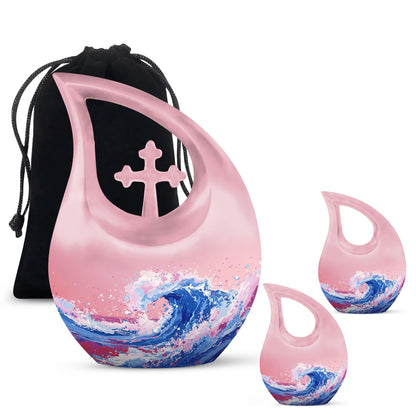 10 Inch Ocean Waves Urn