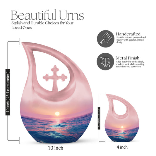 10-inch Ocean Waves Urn