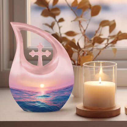 10-inch Ocean Waves Urn