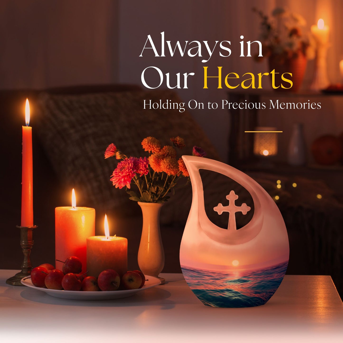 10-inch Ocean Waves Urn