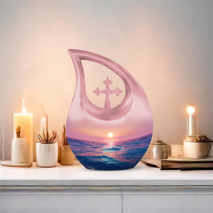 10-inch Ocean Waves Urn