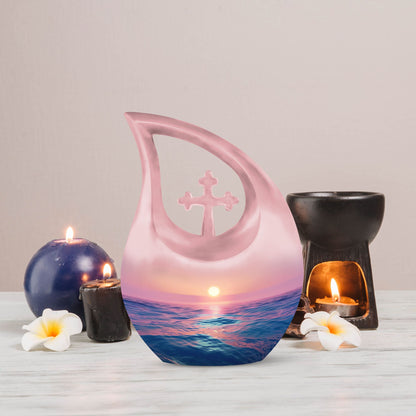 10-inch Ocean Waves Urn