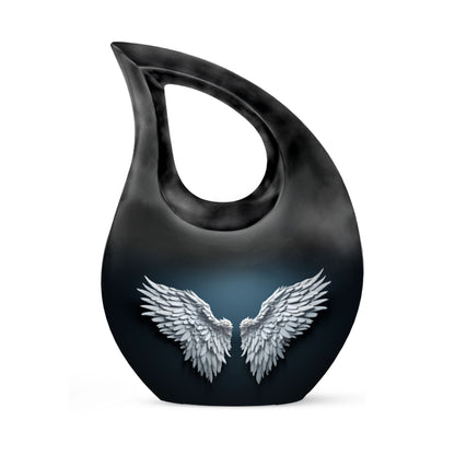 Wings Blue Memorial Urn