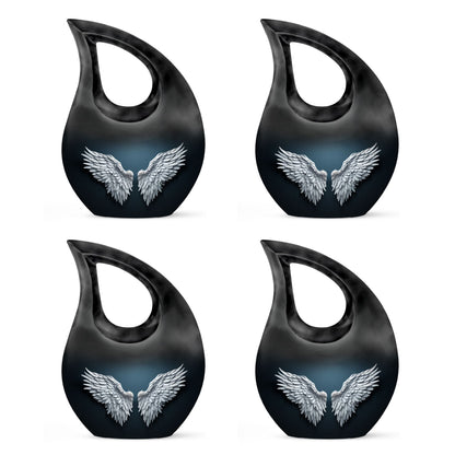 Wings Blue Memorial Urn