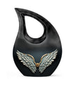 10-inch Wings Blue Urn