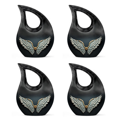 10-inch Wings Blue Urn