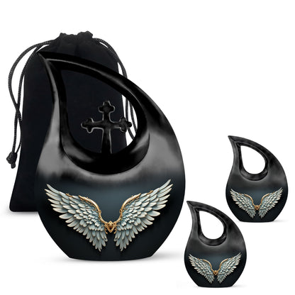 10-inch Wings Blue Urn