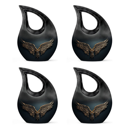 Wings Blue Theme 3 Inch Keepsake Pack of 4