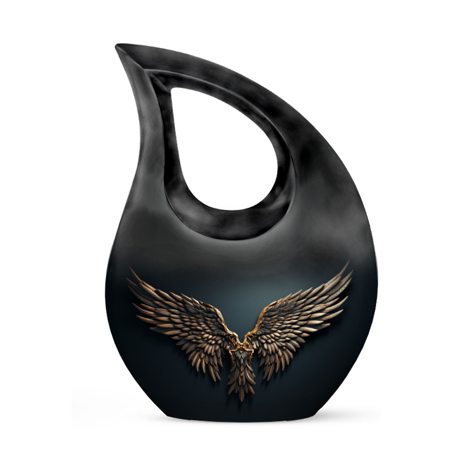 10-inch Wings Blue Cross Drop design
