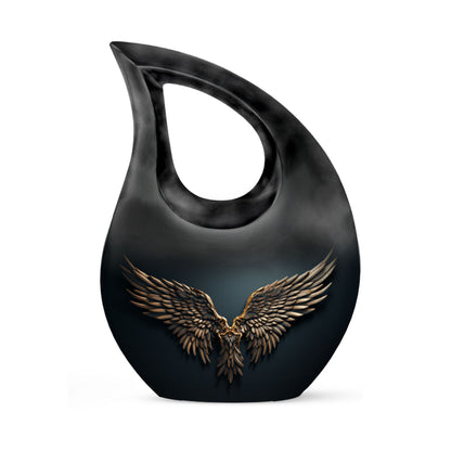 10-inch Wings Blue Cross Drop design