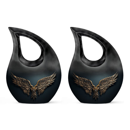 10-inch Wings Blue Cross Drop design